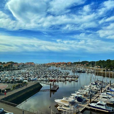 Ferienwohnung Port Sud - T3 En Duplex Avec Vue Panoramique Sur Le Port De Capbreton Exterior foto