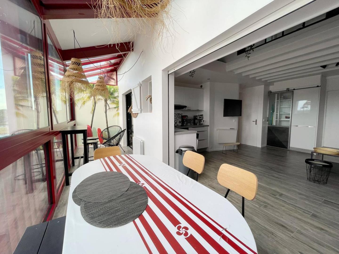 Ferienwohnung Port Sud - T3 En Duplex Avec Vue Panoramique Sur Le Port De Capbreton Exterior foto
