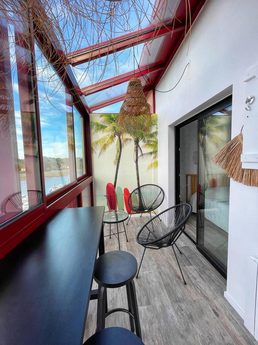 Ferienwohnung Port Sud - T3 En Duplex Avec Vue Panoramique Sur Le Port De Capbreton Exterior foto
